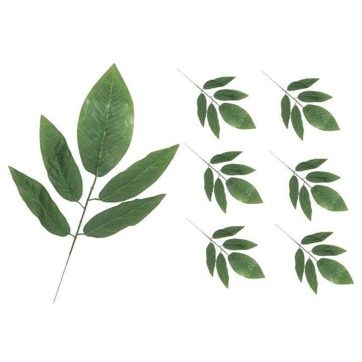 Lastari artificiali Luka, set 12 bucati, verde, 48-49cm