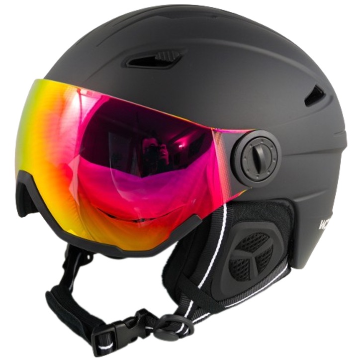 Casca pentru snowboard si schi Woosh, viziera Revo Shift, negru, L