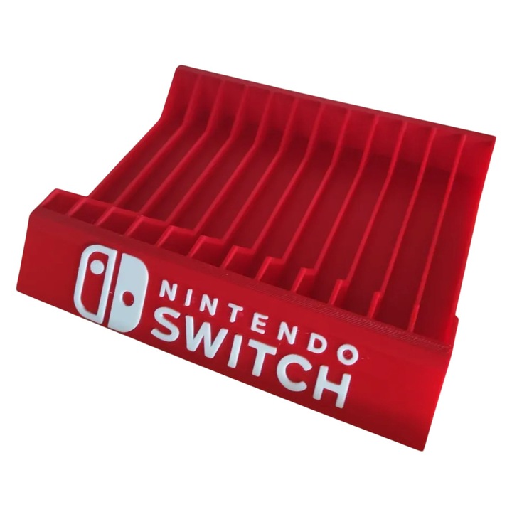Nintendo Switch játékállvány, 12 foglalat, modern, kompakt kialakítás