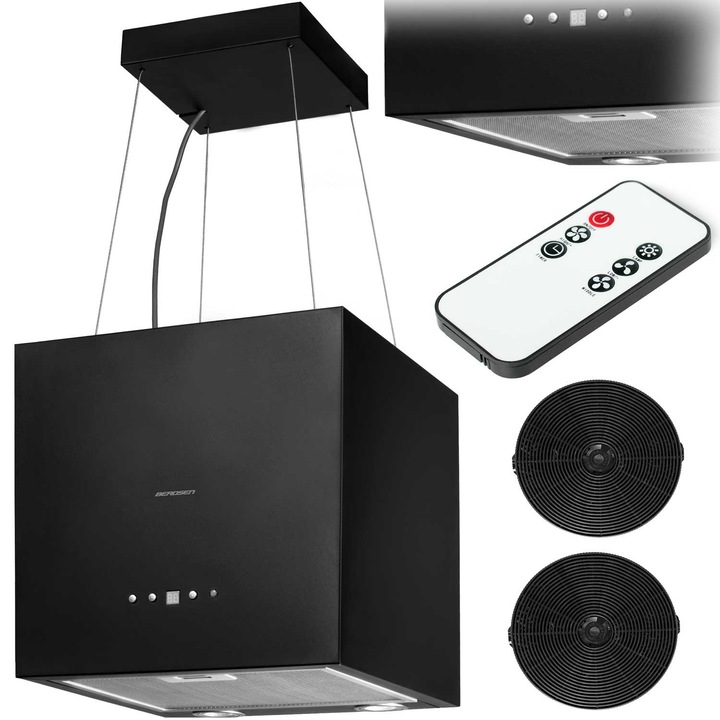 Hota de bucatarie Berdsen 40E, 40 cm, cu 2 filtre