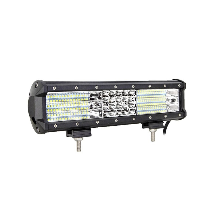 Bara luminoasa LED, tehnologie cu patru randuri, compatibilitate cu tensiune duala, combinatie de 12 inch si 330 W