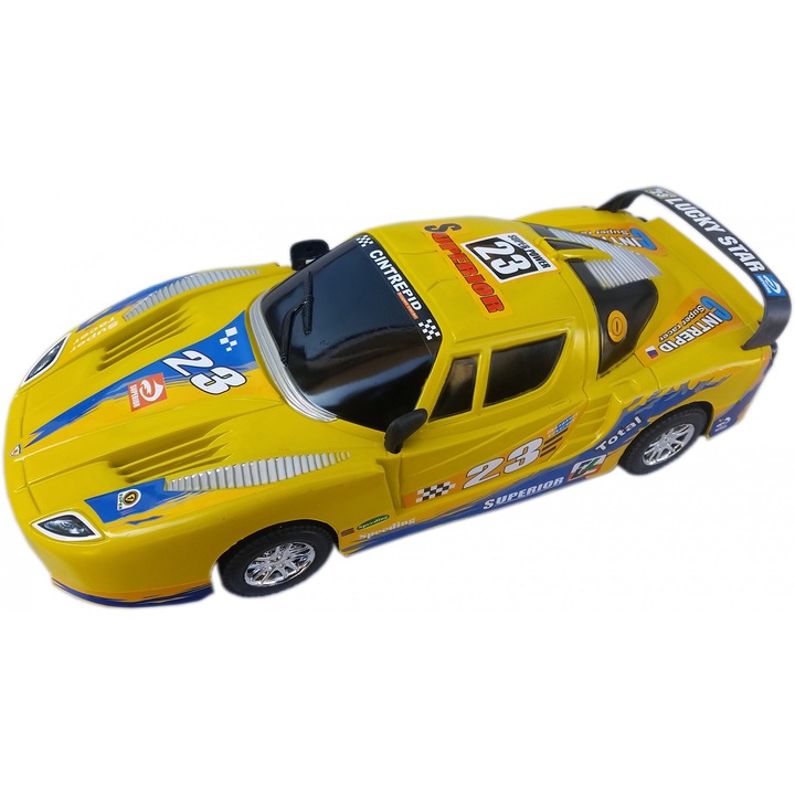 Детска играчка Kristaltoys спортна механична кола със спойлер