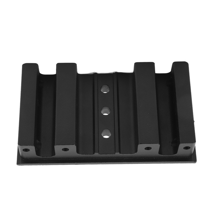 Racitor din aluminiu pentru tranzistori, negru, 10x10x5cm, set accesorii camping si drumetii