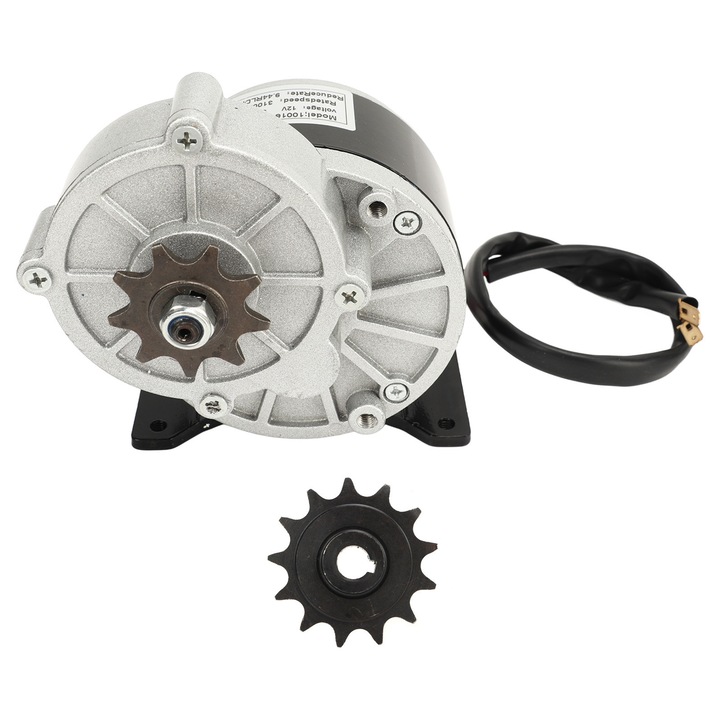 Електрически мотор с редуктор 250W, 13T 410, за велосипед, мотопед, скутер, 12V