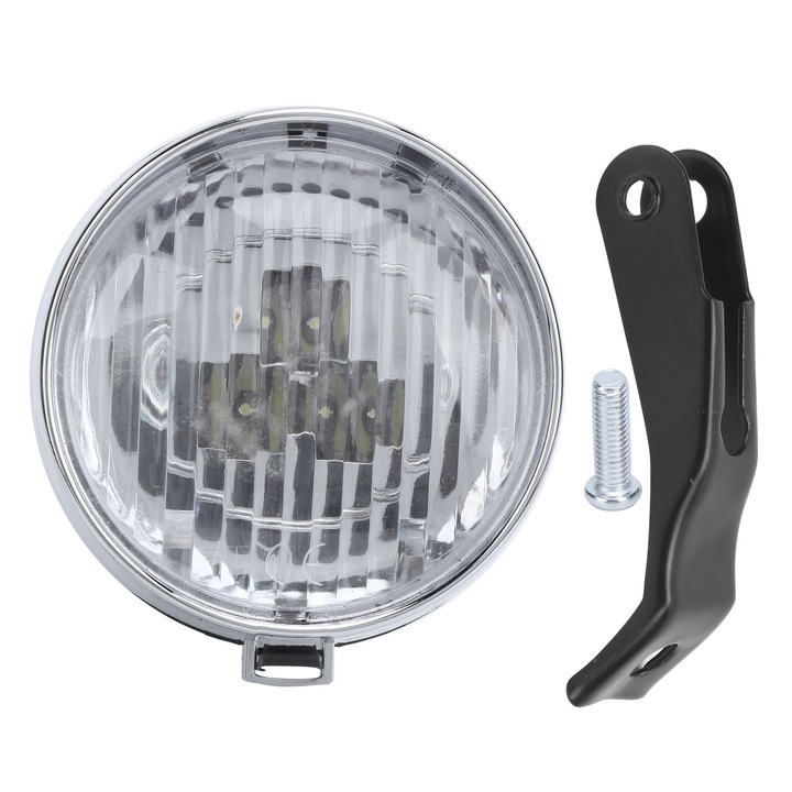 Kerékpár lámpa ABS fekete 3 LED fix rögzítés