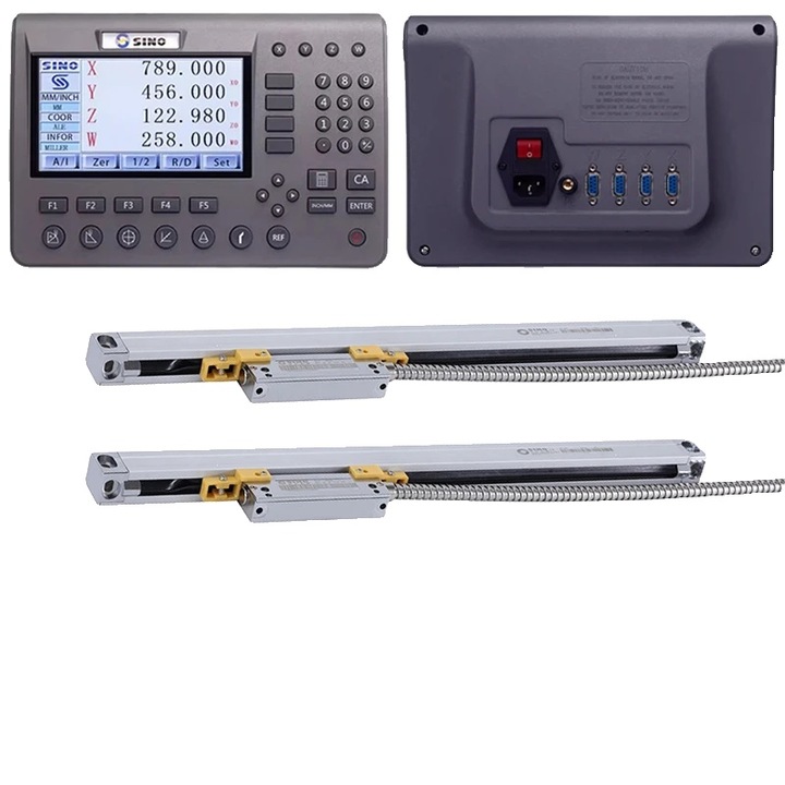 Sistem masurare digitala, 2 axe, LCD, 70x520mm, metalic