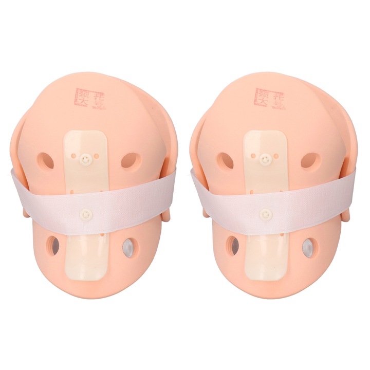 Suport cervical rigid ajustabil din plastic pentru acasa, birou, calatorii, confortabil, respirabil