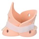 Suport cervical rigid ajustabil din plastic pentru acasa, birou, calatorii, confortabil, respirabil