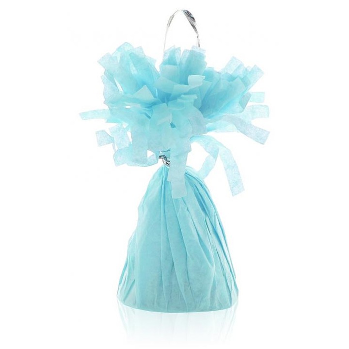 Комплект от 12 хелиеви балона, Годан, светлосин, 14x14 см