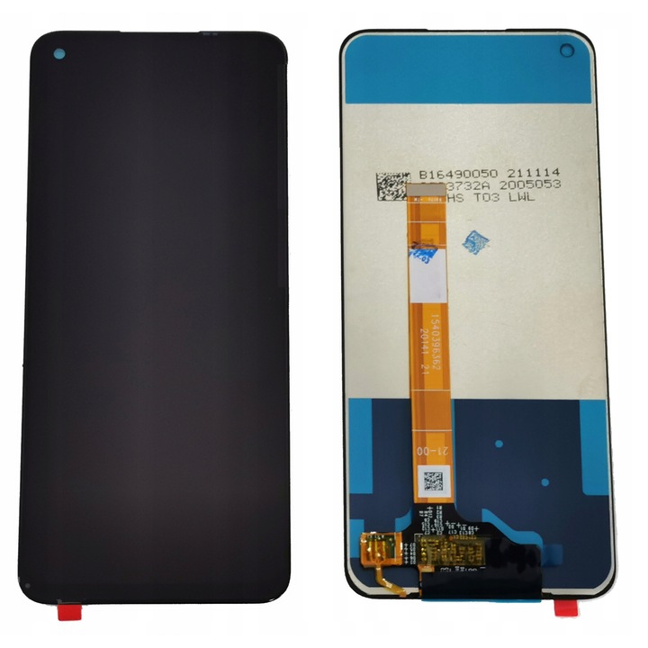 Пълен LCD екран за телефон Realme 6 RMX2001, 6.8'', черен