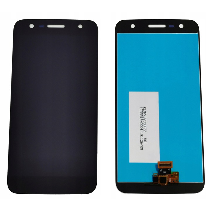 LCD дисплей с тъчскрийн за LG X Power 2, 5.5'', 720x1280, черен, пълен комплект