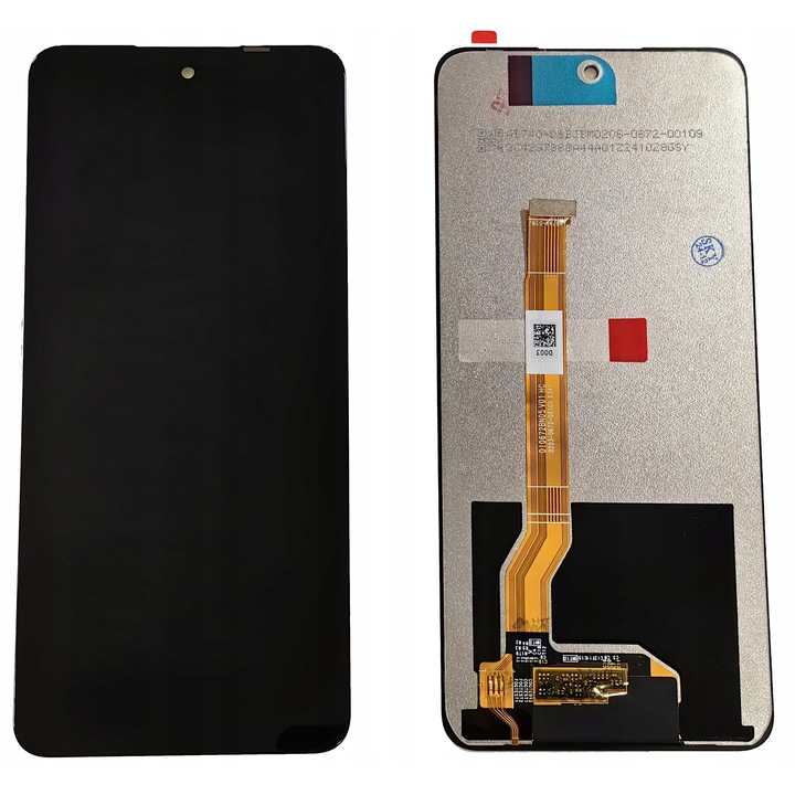 LCD екран за телефон Realme C67, 6.72'', 1080x2400px, черен