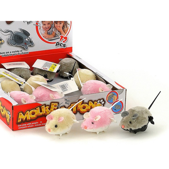 Set de jocuri educative, Adar, Mysz nakrecana, 12szt, multicolor, 26x26x6cm