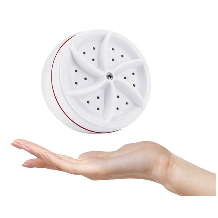 Mini masina de spalat portabila, Verk Group, alb, 9x5.5cm, USB, 18W