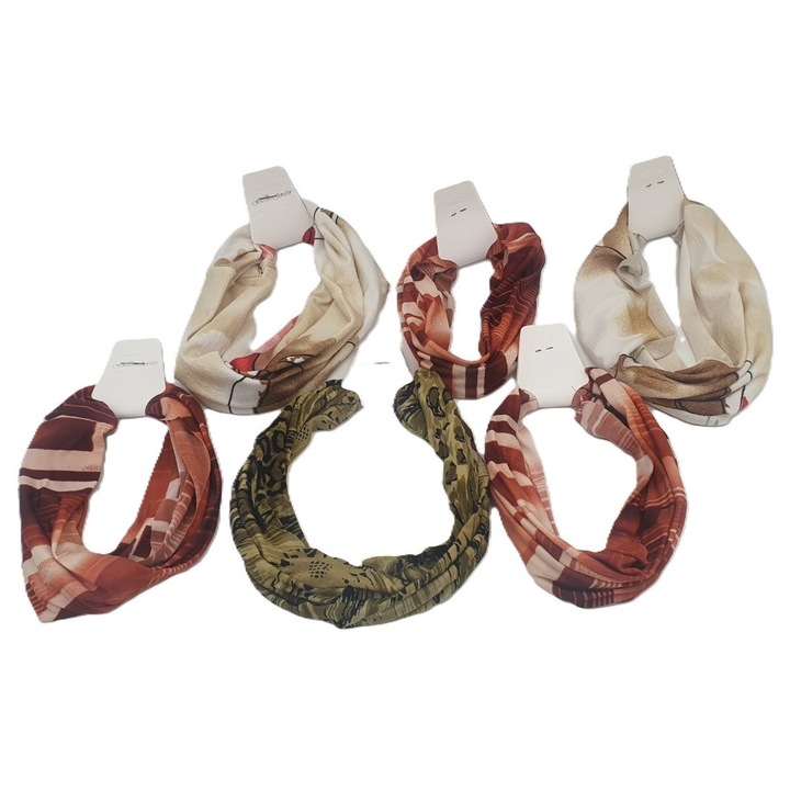 Set 6 bentite pentru par, SANDEX, multicolor