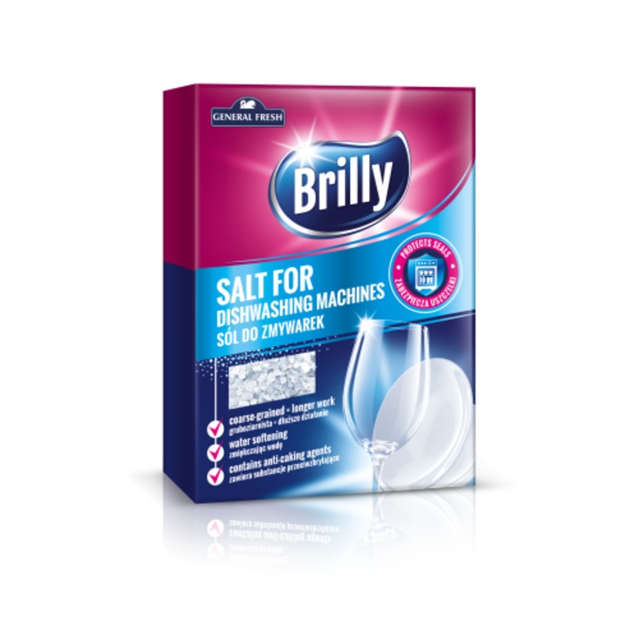 Sare pentru masini de spalat vase, POL-HUN, 1.5 kg, ecologica, naturala