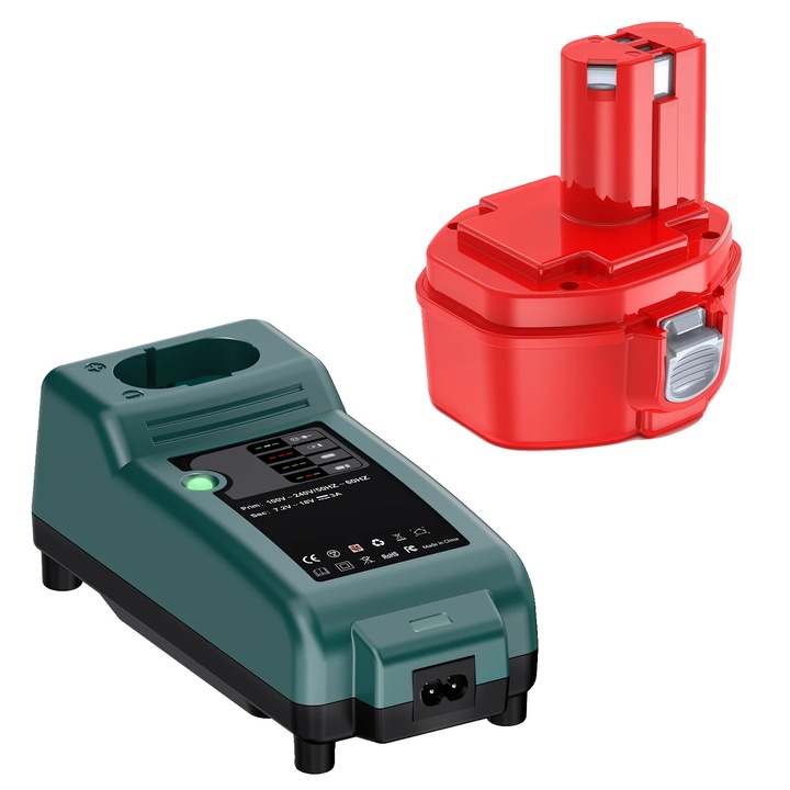 Újratölthető akkumulátor NI-MH 14.4V 5000mAh, készlet 1X5000mAH1Xchaeger