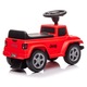 Джип кола, червена, 62x28x41см, със звуци, за деца 12-36 месеца