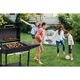 Gratar de gradina, Bauerkraft, inox, cu capac, termometru, 120x100x46cm, negru