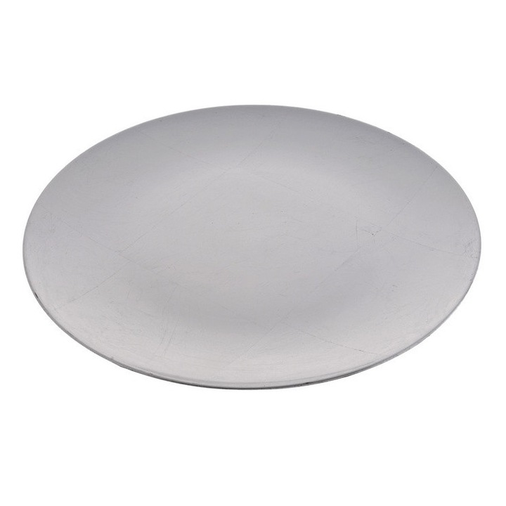 Farfurie decorativa Canea 22cm argintie