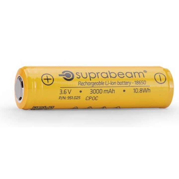 Acumulator Li-Ion 18650 Suprabeam 3000mAh, 3.6V
