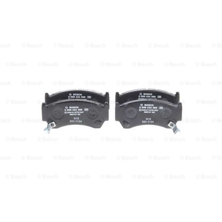 Fékbetét készlet, Bosch, 15,9 mm, 108,7x47,8 mm