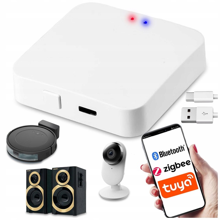 Bramka ZigBee 3.0 Pixel, WiFi, komplett szett, microUSB