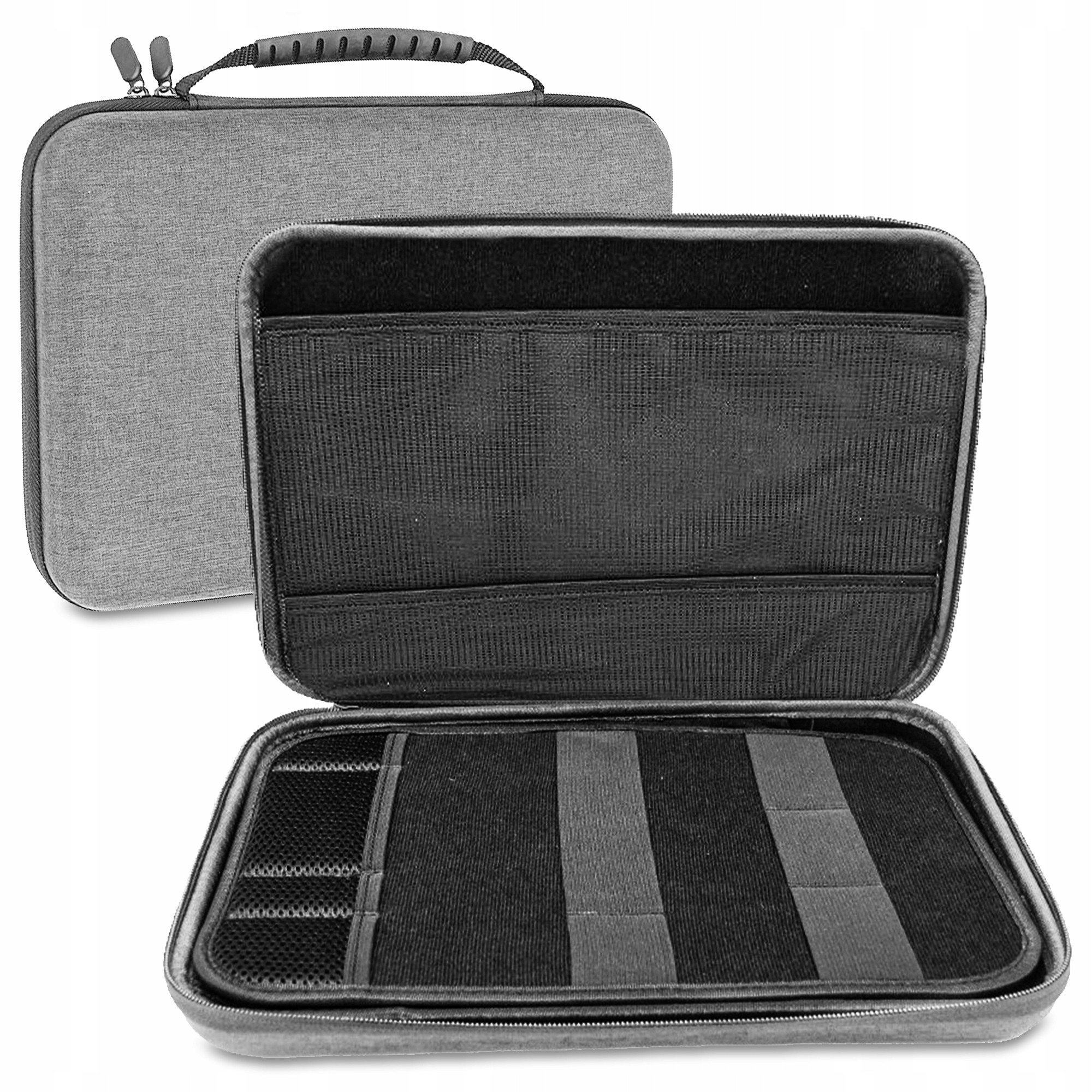 Etui pentru laptop Pixel, model 13inch, impermeabil, gri, 34x24x4,5cm