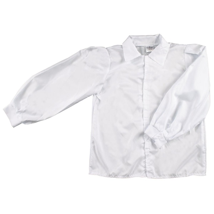 Camasa copii alba, bumbac, 122-128 CM