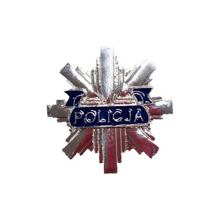 Insigna de politist, Kraszek, metal, 5x5cm