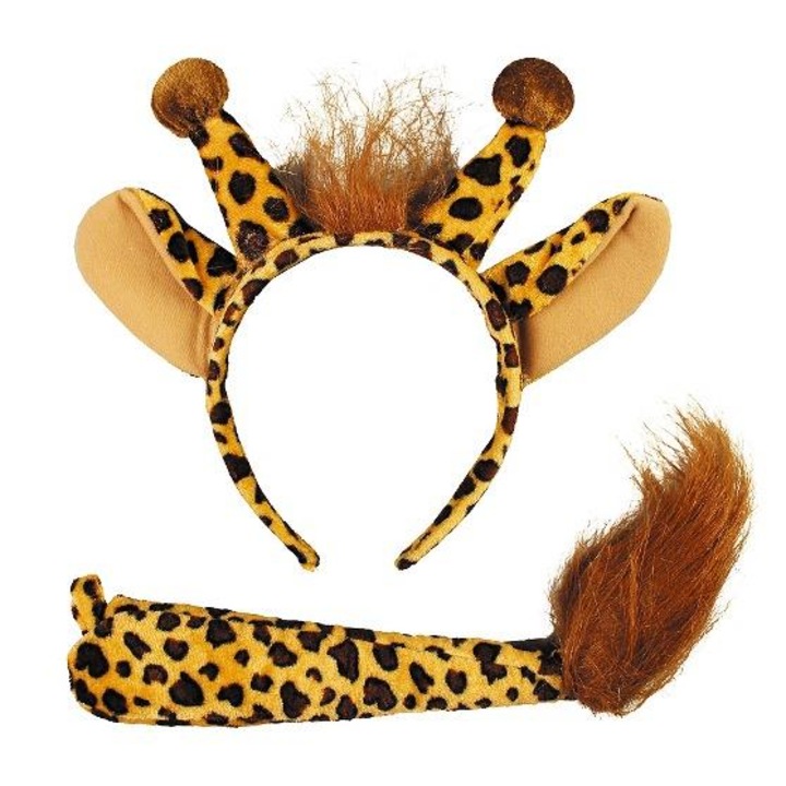 Set Zana Zebra, Luka, opasa si coada, multicolor, pentru copii