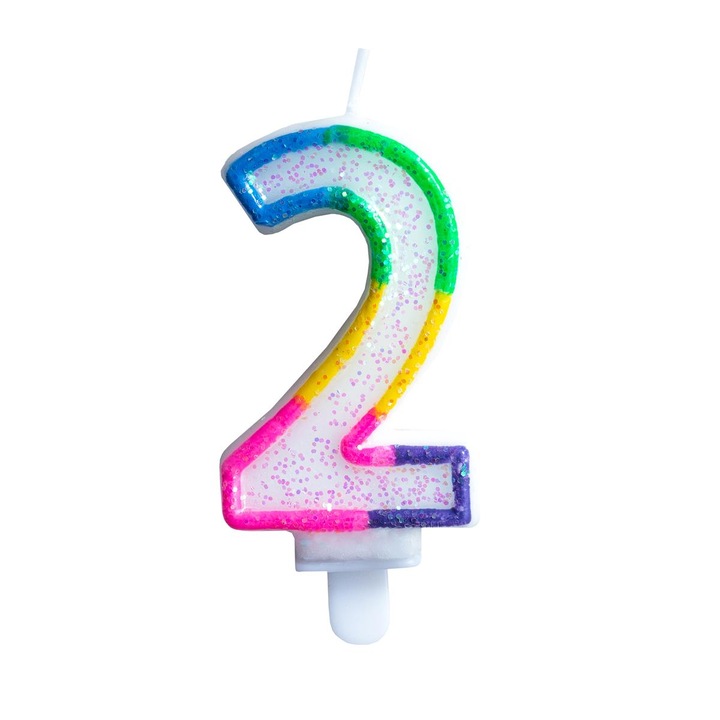 Свещ, Лука, многоцветна, 2.7 см