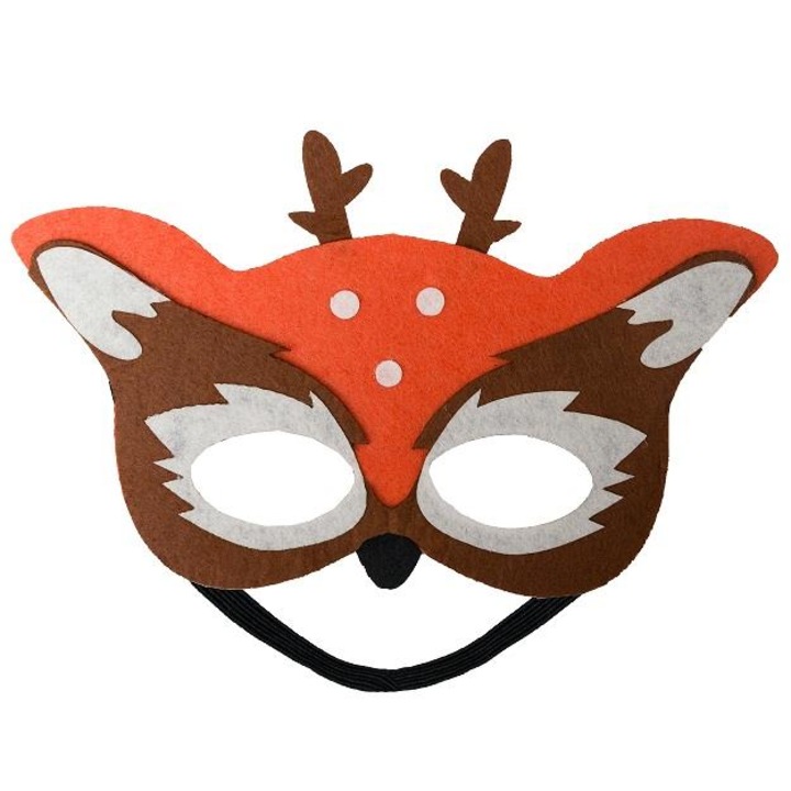 Masca Bambi Luka, din fetru, ajustabila, pentru copii si adulti