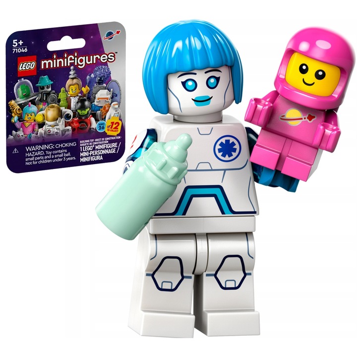 Фигурка на LEGO Minifigures - Android Assistant, Серия 26, многоцветна, 5+ години