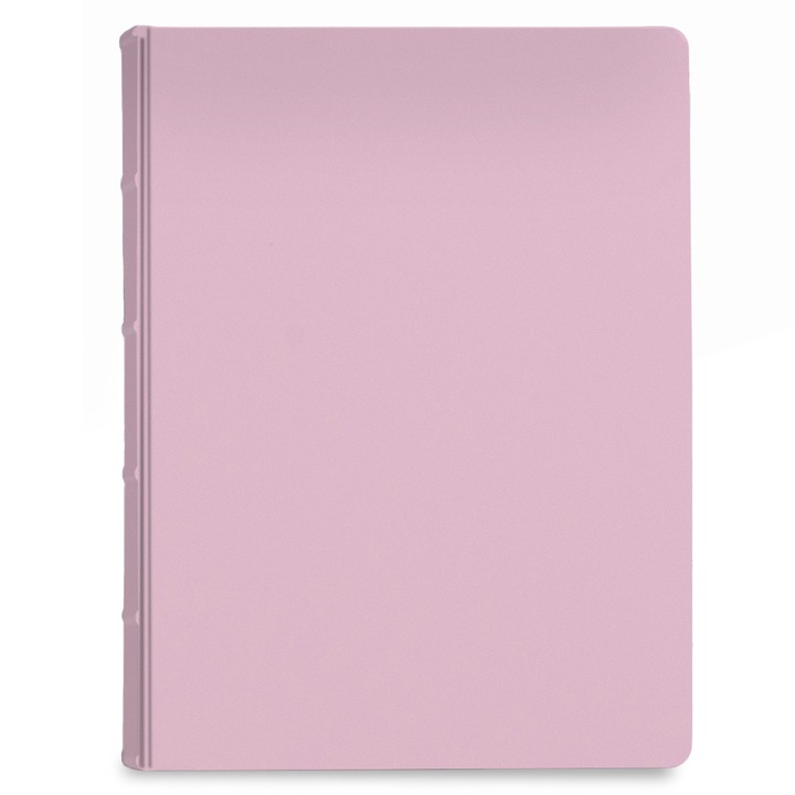 Album de buzunar, roz pastel, 15x21 pentru 60 fotografii + inscriptie