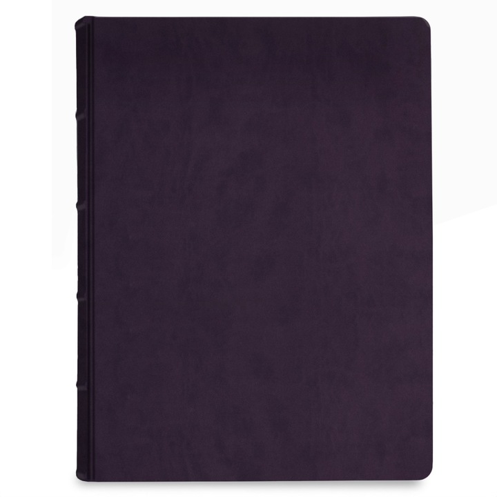 Album de buzunar, pruna, 15x21 pentru 60 fotografii + inscriptie