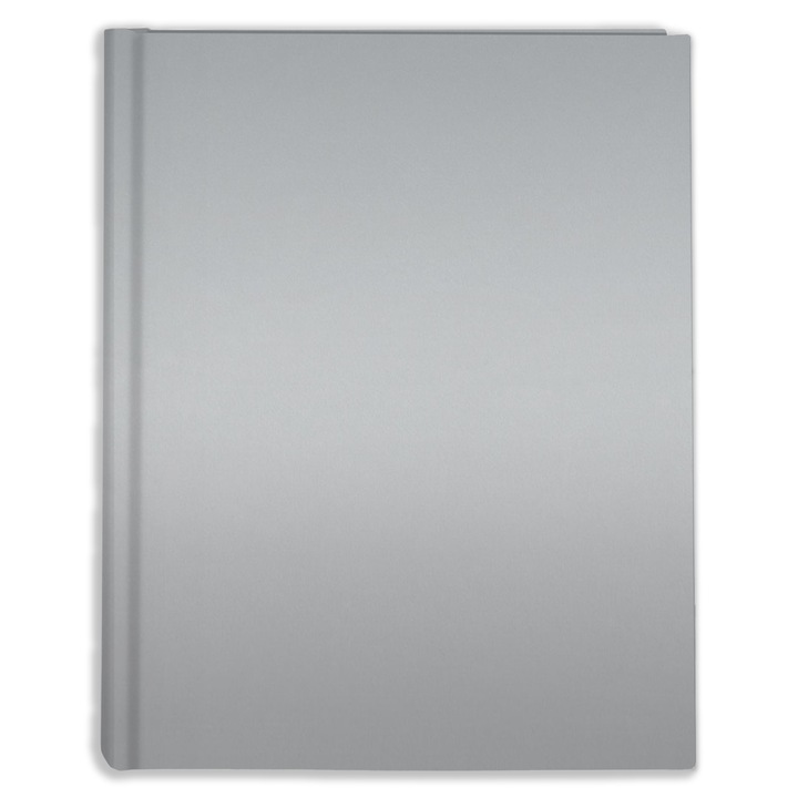 Album de buzunar, gri porumbel, 15x21 pentru 60 fotografii + inscriptie