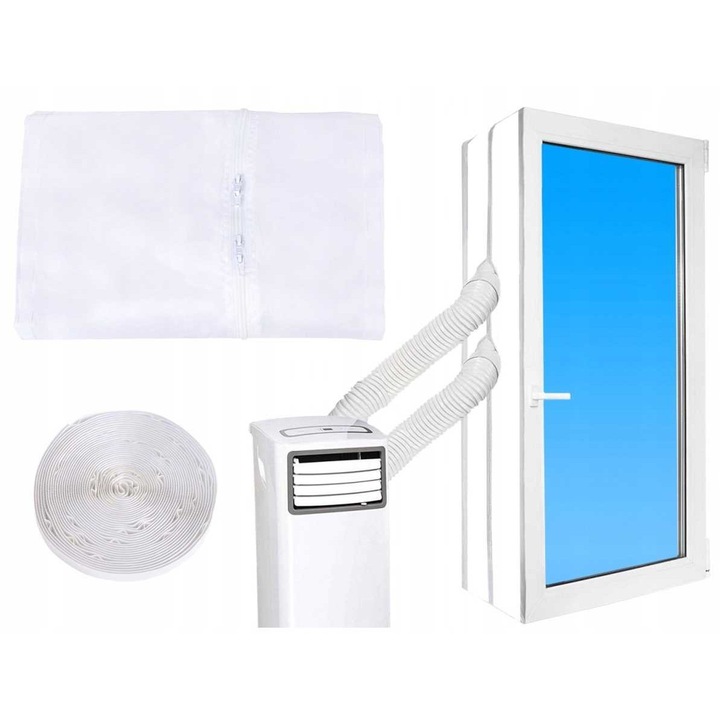 Uszczelca pentru fereastra, MAXY, 4m, alb, material impermeabil