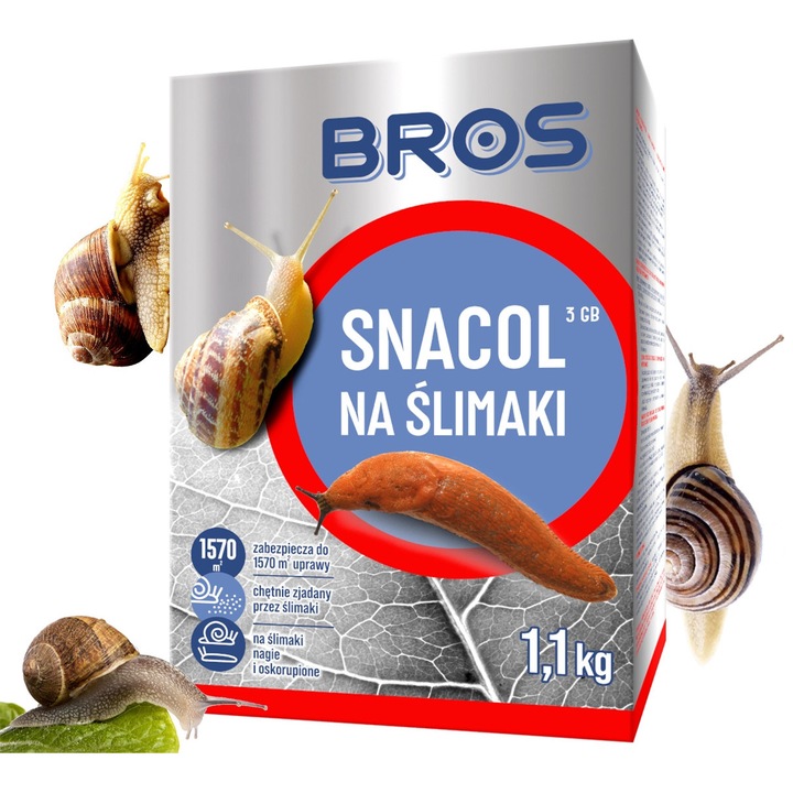 Granulat antischistaci Bros Snacol 3GB, 1.1kg, universal, maro
