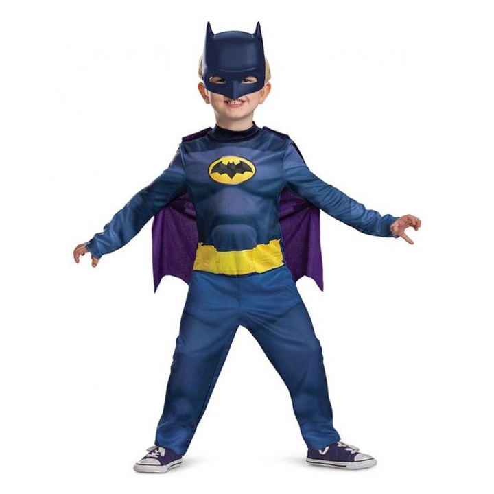 Batman klasszikus farsangi jelmez - Batwheels gyerekeknek, L-es méret (4-6 éves korig)