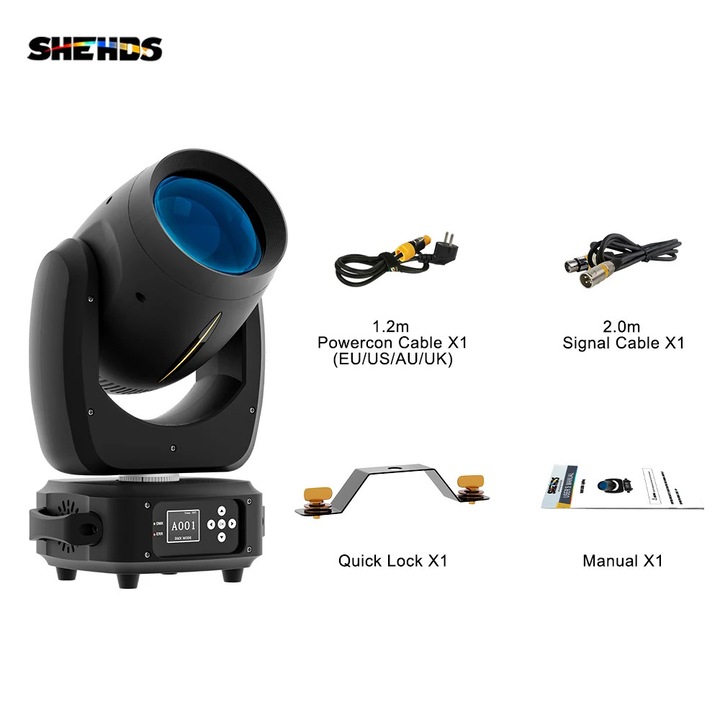 Lumina mobila, 180w, efecte dinamice, set profesional, priza EU