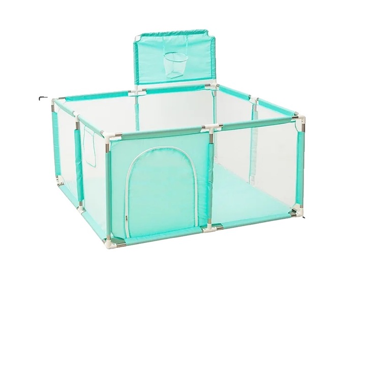 Tarc copii, 231x189x104cm, verde, sigur