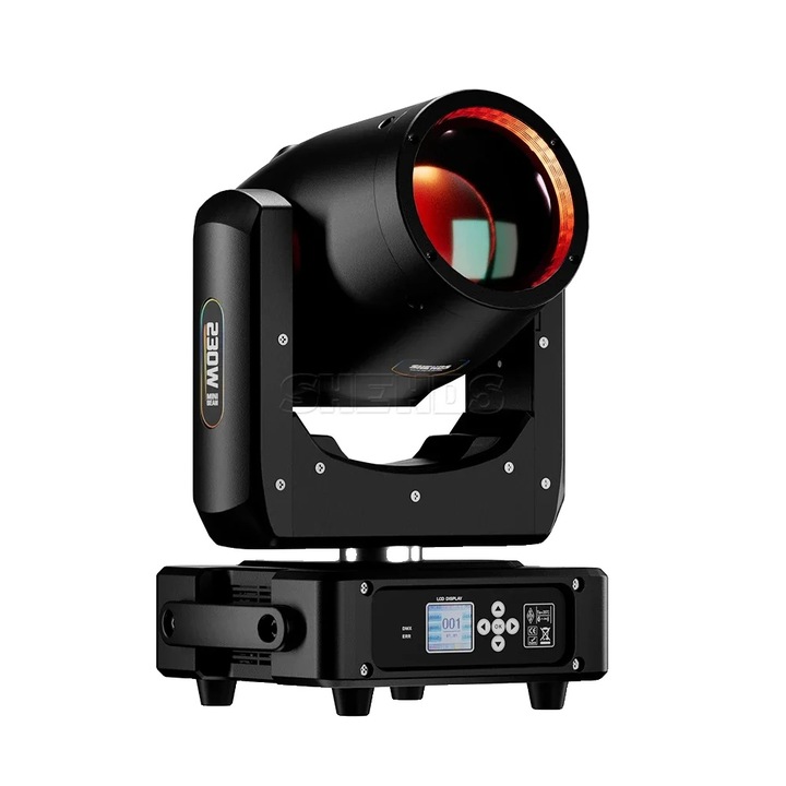 Proiector de scena, SHEHDS, 230W, 13 culori, 540 pan, 270 tilt