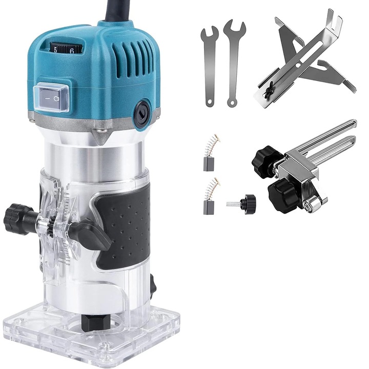 Masina de frezat, 800W, 15 burghie, 1 cutit drept