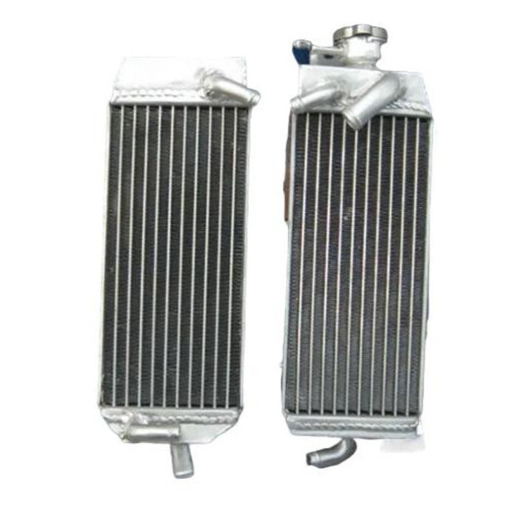 Alumínium hűtő Suzuki RM125-höz, hatékony hűtőrendszerrel, csőkészlettel, kék