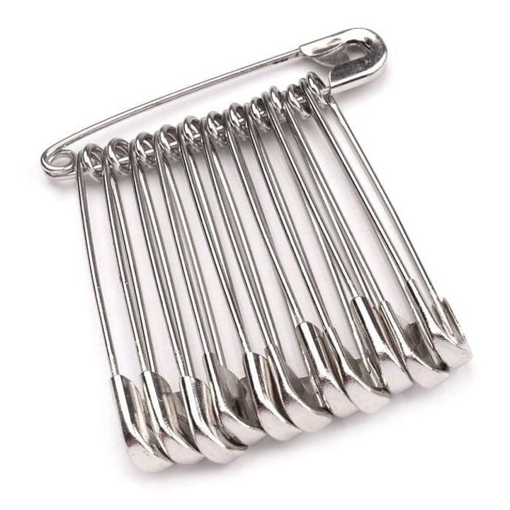 Agrafe Kufer 0-28mm, set 864 bucati, argintii