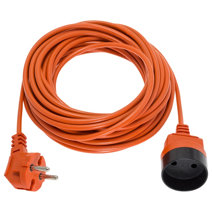 Удължител Elgotech 1 Gniazdo 20m IP20 Pomaranciu