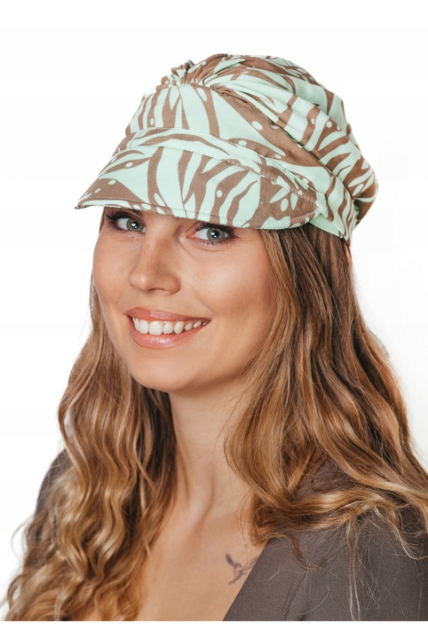 Turban dama Tess din bambus, Eva Design, universal, 25cm, protectie UV