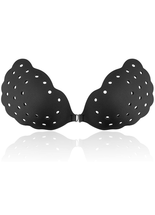 Sutien autoadeziv Kufer, model push-up, negru, A EU