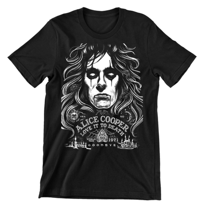 Gyerek póló, Prestige-Boutique, Rock Bands 37, Alice Cooper, Fekete